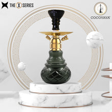 Load image into Gallery viewer, COCOYAYA X Series Hookah X5 Golden (Black Base)