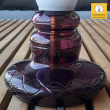 Load image into Gallery viewer, COCOYAYA XL Series Hookah XL2 Golden White ( Dark Purple Base ) With Bag