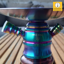 Load image into Gallery viewer, COCOYAYA X Series Hookah X5 Rainbow ( Dark Purple Base )