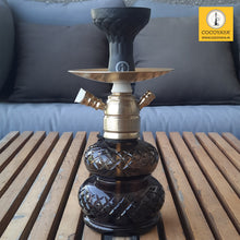 Load image into Gallery viewer, COCOYAYA X Series Hookah X6 Golden ( Dark Grey Base )