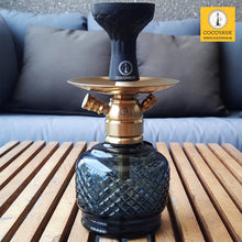 Load image into Gallery viewer, COCOYAYA X Series Hookah X9 Golden ( Emerald Base )