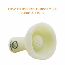 Load image into Gallery viewer, COCOYAYA Silicon Glow Chillum For All Hookah White