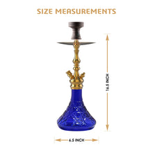 Load image into Gallery viewer, Prince Series Simba Hookah Dark Blue Golden(with bag)