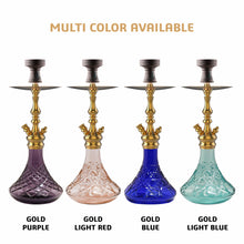 Load image into Gallery viewer, Prince Series Simba Hookah Dark Blue Golden(with bag)