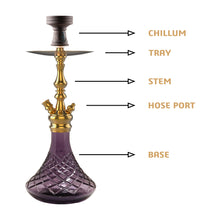 Load image into Gallery viewer, Simba Hookah Purple Golden(with bag)