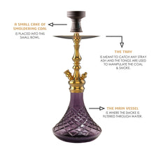 Load image into Gallery viewer, Simba Hookah Purple Golden(with bag)