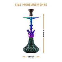 Load image into Gallery viewer, COCOYAYA Prince Series Simba Hookah Dark Green Rainbow (with bag)