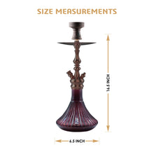 Load image into Gallery viewer, COCOYAYA Prince Series Simba Hookah Purple Rose Golden(with bag)