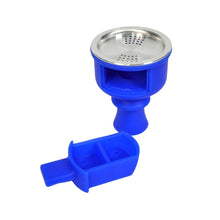 Load image into Gallery viewer, COCOCYAYA Silicone Pull Drawer Hookah Chillum with Tray Blue