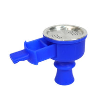 Load image into Gallery viewer, COCOCYAYA Silicone Pull Drawer Hookah Chillum with Tray Blue