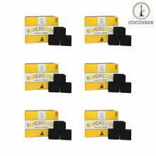 Load image into Gallery viewer, Cocoyaya Pack of 6 Quick Light Coconut Charcoal For Hookah Shisha - ( 108 Cubes )