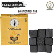 Load image into Gallery viewer, COCOYAYA Coconut Hookah Charcoal for Hookah - 250 Gm (18 Cubs)