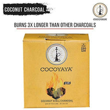 Load image into Gallery viewer, COCOYAYA Coconut Hookah Charcoal for Hookah - 250 Gm (18 Cubs)