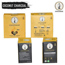 Load image into Gallery viewer, COCOYAYA Coconut Hookah Charcoal for Hookah - 250 Gm (18 Cubs)