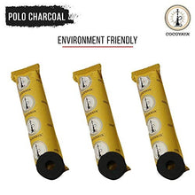 Load image into Gallery viewer, COCOYAYA Polo Quick Light Charcoal for Hookah - 3 Rolls (30 Disks)