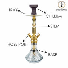 Load image into Gallery viewer, Prince Series Pedro Hookah 20 Inch Golden(with bag)