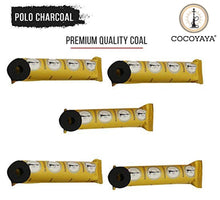 Load image into Gallery viewer, COCOYAYA Polo Quick Light Charcoal for Hookah - 5 Rolls (50 Disks)