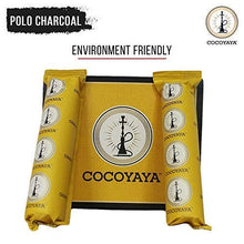 Load image into Gallery viewer, COCOYAYA Polo Quick Light Charcoal for Hookah - 10 Rolls (100 Disks)
