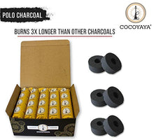 Load image into Gallery viewer, COCOYAYA Polo Quick Light Charcoal for Hookah - 10 Rolls (100 Disks)