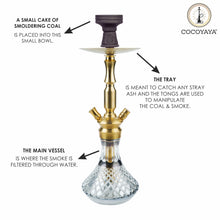 Load image into Gallery viewer, Prince Series Pedro Hookah 20 Inch Golden(with bag)