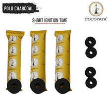 Load image into Gallery viewer, COCOYAYA Polo Quick Light Charcoal for Hookah - 3 Rolls (30 Disks)