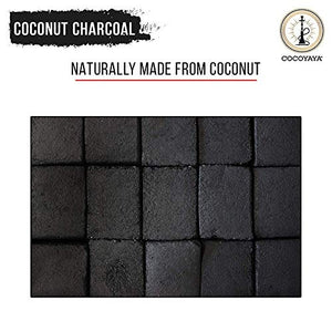 COCOYAYA Coconut Charcoal for Hookah - 500 Gm (36 Cubes)