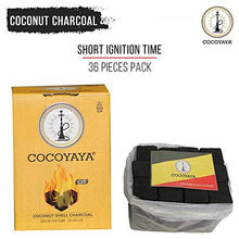 Load image into Gallery viewer, COCOYAYA Coconut Charcoal for Hookah - 500 Gm (36 Cubes)