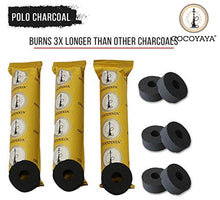 Load image into Gallery viewer, COCOYAYA Polo Quick Light Charcoal for Hookah - 3 Rolls (30 Disks)