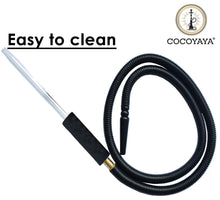 Load image into Gallery viewer, COCOYAYA Metal Long Fiber Hookah Pipe For All Hookah (70 Inches) Color May Vary ( Pack of 2 )