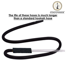 Load image into Gallery viewer, COCOYAYA Metal Long Fiber Hookah Pipe For All Hookah (70 Inches) Color May Vary ( Pack of 2 )