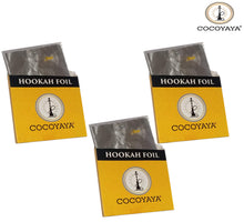 Load image into Gallery viewer, COCOYAYA Aluminium Foil Paper Precut for All Hookah (Pack of 3)