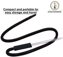 Load image into Gallery viewer, COCOYAYA Metal Long Fiber Hookah Pipe For All Hookah (70 Inches) Color May Vary ( Pack of 2 )