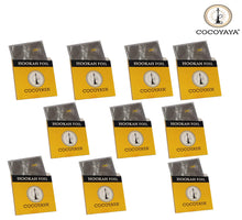 Load image into Gallery viewer, COCOYAYA Aluminium Foil Paper Precut for All Hookah (Pack of 10)