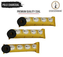 Load image into Gallery viewer, COCOYAYA Polo Quick Light Charcoal for Hookah - 3 Rolls (30 Disks)