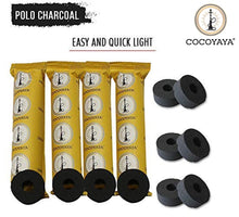 Load image into Gallery viewer, COCOYAYA Polo Quick Light Charcoal for Hookah - 4 Rolls (40 Disks)
