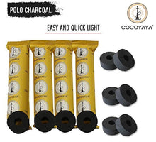 Load image into Gallery viewer, COCOYAYA Polo Quick Light Charcoal for Hookah - 4 Rolls (40 Disks)