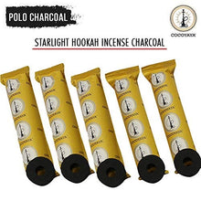 Load image into Gallery viewer, COCOYAYA Polo Quick Light Charcoal for Hookah - 5 Rolls (50 Disks)