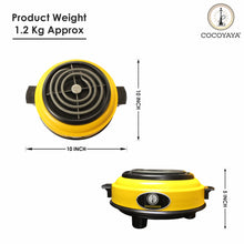 Load image into Gallery viewer, COCOYAYA Electric  Big Charcoal  Heater 1000 Watt Heater Stove Coal Burner Hookah Yellow (For Home use)
