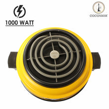 Load image into Gallery viewer, COCOYAYA Electric  Big Charcoal  Heater 1000 Watt Heater Stove Coal Burner Hookah Yellow (For Home use)