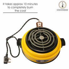 Load image into Gallery viewer, COCOYAYA Electric  Big Charcoal  Heater 1000 Watt Heater Stove Coal Burner Hookah Yellow (For Home use)