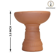 Load image into Gallery viewer, COCOYAYA Design 3 Mitti Chillum Head Bowl For All Hookah
