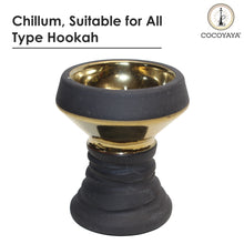 Load image into Gallery viewer, COCOYAYA Dual Color Design Heavy Mitti Chillum Head Bowl For All Hookah
