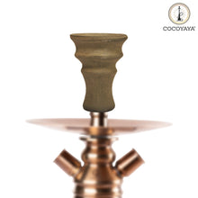 Load image into Gallery viewer, COCOYAYA Smooth Clay Black Mitti Chillum Head Bowl for All Hookah
