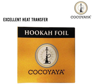 COCOYAYA Aluminium Foil Paper Precut for All Hookah (Pack of 2)