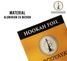 Load image into Gallery viewer, COCOYAYA Aluminium Foil Paper Precut for All Hookah (Pack of 3)