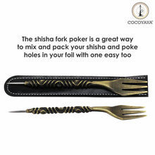 Load image into Gallery viewer, COCOYAY 1496 Hookah Fork With Pecker Aluminum Foil Hole Puncher Two in One ( Colour May Vary )