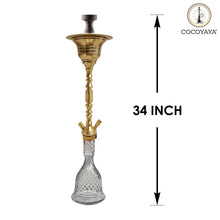 Load image into Gallery viewer, COCOYAYA Gamaliya Series Hani Hookah 34 Inch Golden(with bag)