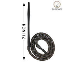 Load image into Gallery viewer, COCOYAYA Metal Long Fiber Hookah Pipe For All Hookah (70 Inches) Color May Vary