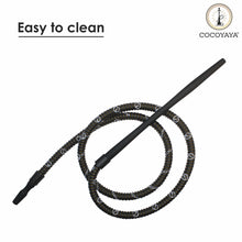 Load image into Gallery viewer, COCOYAYA Metal Long Fiber Hookah Pipe For All Hookah (70 Inches) Color May Vary