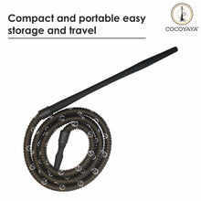 Load image into Gallery viewer, COCOYAYA Metal Long Fiber Hookah Pipe For All Hookah (70 Inches) Color May Vary